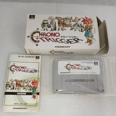 Nintendo Super Famicom Chrono Trigger Japan SFC SNES w/box - Image 1 of 4
