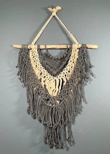 Macrame Wall Art Hanging Woven Wall Hanging Wall Decor Unique Gift 80cm X 54cm - Picture 1 of 8