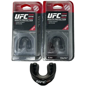 Lot of 2 UFC Gym Mouth Protection Youth 10- Mouthguard Dental Guard Kids Black - Picture 1 of 9