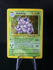Nidoking 11/102 - Olo Raro - Set Base Vintage Pokemon GCC - Foto 1 di 9