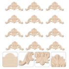 Unpainted Wood Onlays for Furniture - 12PCS Decorative Decals