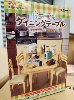 Re-Ment Rement Miniatures Kitchen Dining Table Chair Today Breakfast Set - Image 1 of 4