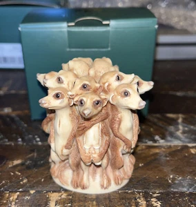 Harmony Kingdom The Wild Bunch Meerkats UK Made RARE - Picture 1 of 7
