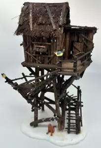 LEMAX 2002 Village Collection PINEWOOD PERCH Lookout Tower Cabin Real Wood 24815 - Picture 1 of 11