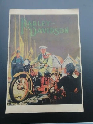 Altes Harley-Davidson  Werbeplakat Nr 11 - Bild 1 von 4