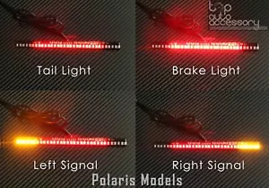 33-SMD LED Bar Brake Tail Light & Left/Right Turn Signal Lamp for Polaris ATV - Picture 1 of 3