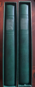 2 x ISLE OF MAN LINDNER HINGELESS ALBUMS & SLIPCASES 1973 - 1995 NO STAMPS - Picture 1 of 24