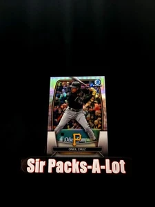 2023 Bowman Chrome #78 O'Neil Cruz Refractor SP #'d 460/499 Pittsburgh Pirates - Picture 1 of 2