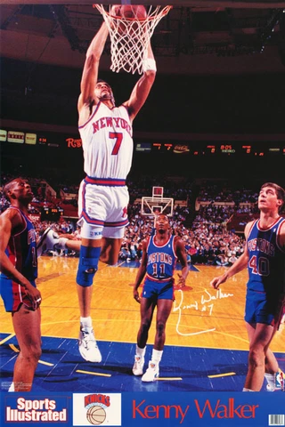 POSTER :NBA BASKETBALL : KENNY WALKER - NY KNICKS    FREE SHIP   #7434     RW3 C Cover