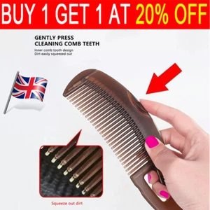 Detoxing Comb Scalp Energy Dandruff Clean Comb, Hollow Tooth Scalp Care Comb - Picture 1 of 19