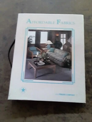Large Vintage 1990's Salesman Fabric Sample Book with Samples - (More Available) - Image 1 of 4