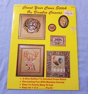 Count Your Cross Stitch on Bamboo Canvas Counted Cross Stitch Vintage Patterns  - Picture 1 of 9