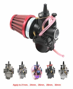 Filtro aria pile velocità moto 50mm per carburatore - Foto 1 di 10