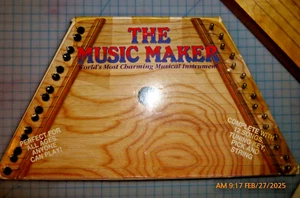 Vintage Nepenenoyka THE MUSIC MAKER Lap Harp Musical Instrument w/ Box + music - Picture 1 of 9