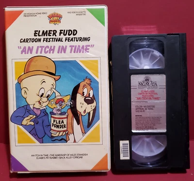 VHS An Itch In Time Elmer Fudd Cartoon Festival animation Clamshell BUY2GET1 - Image 1 of 4