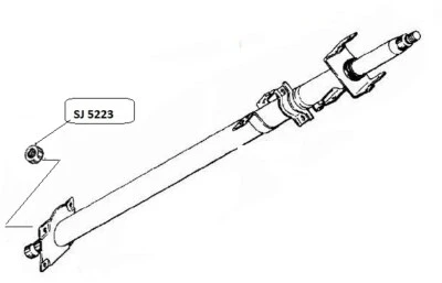 Suzuki Samurai Santana SJ410 SJ413 Boccola Piantone Sterzo modello SPAGNOLO - Immagine 1 di 2