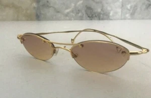 XOXO Skinny Matrix Sunglasses 51S/1-SGD/6 Gold Tinted Lenses - Picture 1 of 6
