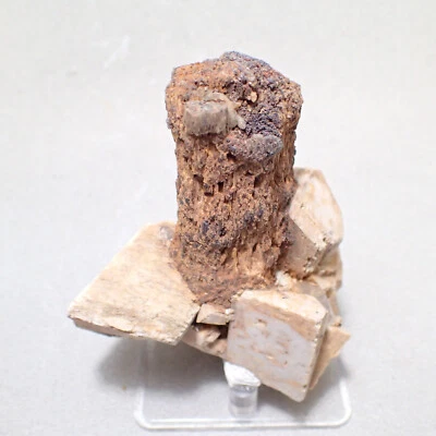 Siderite pseudomorph after Arfvedsonite, Alkaline Region, Malawi - Image 1 of 4