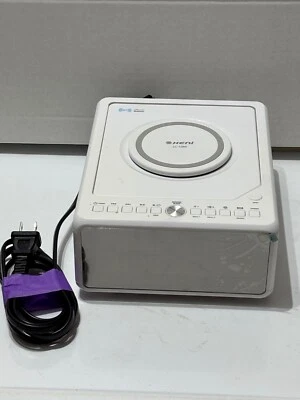 G Keni LC-10W белый USB Bluetooth динамик CD будильник радио без пульта дистанционного управления - Изображение 1 из 4