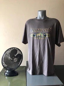 T-Shirt Atlantic City New Jersey Norcore Dad Tourist XL Sommer Schwimmen - Bild 1 von 7