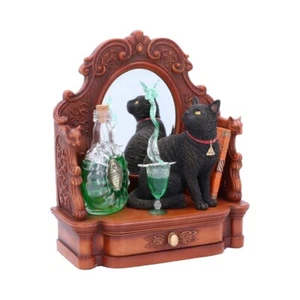 Figura Némesis Now Lisa Parker Absenta Gato y Hada Verde - Imagen 1 de 7