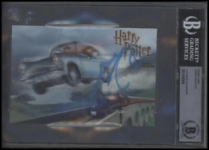 Daniel Radcliffe SIGNED Harry Potter Commemorative 3-D Collectors Promo Card BAS - Picture 1 of 2