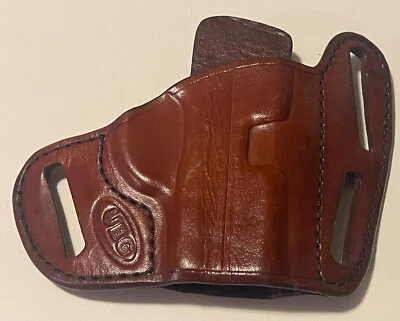 UBG Brown Leather Holster, Model Unknown - Image 1 of 3