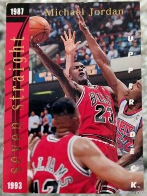 1993-94 Upper Deck Michael Jordan Seven Straight #SP3 Chicago Bulls NBA - Photo 1/2