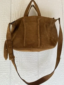 Wildleder Umhängetasche / Schultertasche J Crew   - Bild 1 von 12