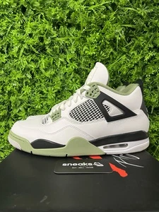 USED Wmns Air Jordan 4 Retro Seafoam AQ9129-103 SIZE 12W/10.5M OG ALL - Picture 1 of 8