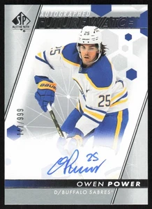 2022-23 SP Authentic Future Watch Auto Rookie #102 Owen Power /999 Sabres - Picture 1 of 2