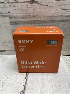 Originale Sony VCLECU2 12-16 MM f/2.8 convertitore fisso ultra largo a forma di petalo NUOVO - Foto 1 di 9