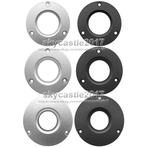 2pcs 66/74/80mm Tweeter Panel Cover Decorative Circle Speaker Fixed Plate - Picture 1 of 14
