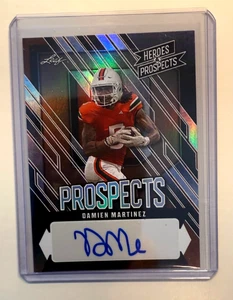 Leaf Heroes & Prospects Silver 2024 Damien Martinez Auto RC/99 SEAHAWKS - Imagen 1 de 2
