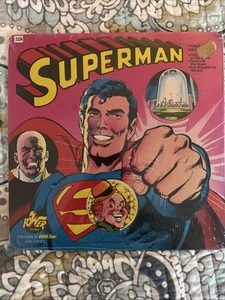1975 Power Records SUPERMAN Three New Adventures Record LP - Wrapping intact - Picture 1 of 10