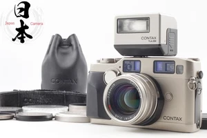 【All Top MINT w/Flash】 Contax G2 35mm Film Camera 45mm F2 Lens TLA200 From JAPAN - Picture 1 of 24
