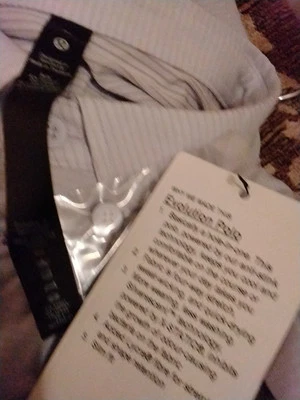 LULULEMON EVOLUTION POLO MENS SIZE MEDIUM LIGHT BLUE NWD - Image 1 of 4