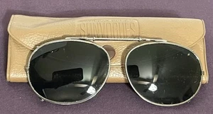 Vintage Panama Jack Clip On Sonnenbrille gebraucht verstellbare Breite - Bild 1 von 9