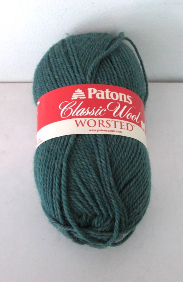 1 madeja Patons clásico lana hilo peinado 100 % lana 3,5 oz - ver colores Foto 1 de 1