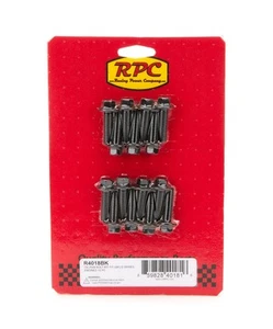 RACING POWER CO-PACKAGED LS Oil Pan Bolt KIt 15Pc Black R4018BK - Picture 1 of 3