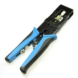 Herramienta de alicates de compresión para la herramienta de prensado del conector F BNC RCA RG-59 4C RG-6 5C - Imagen 1 de 7