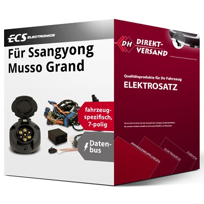 Für Ssangyong Musso Grand Elektrosatz 7polig spezifisch neu - Bild 1 von 2