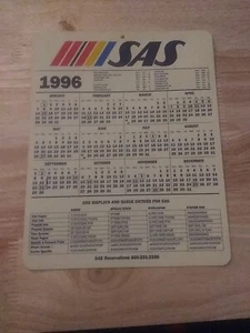 Scandinavian Airlines Calendars 1996 and 1997 - Picture 1 of 2