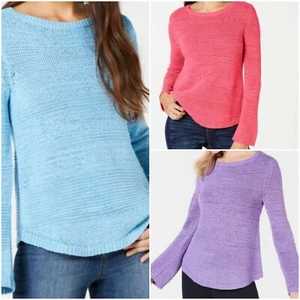 Style & Co Mixed-Stitch Crew-Neck Sweater - NWT - Picture 1 of 7