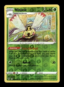 Pokemon Vivid Voltage Ninjask 014/185  Reverse Holo - Picture 1 of 1