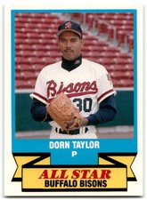 1988 CMC Triple A All-Stars Dorn Taylor Minor League Buffalo Bisons #11