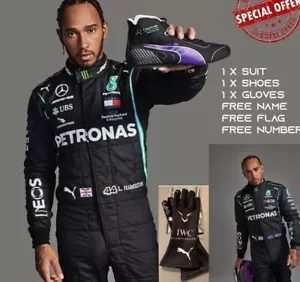 PETRONAS GO KART RACE SUIT CIK/FIA LEVEL 2 APPROVED WITH SHOES & GLOVES - Picture 1 of 4