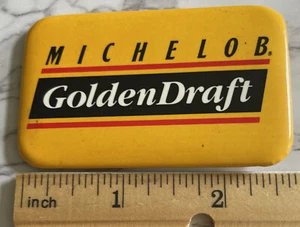 Michelob Golden Draft  Beer Pinback Button Pin BEE-50 - Picture 1 of 2