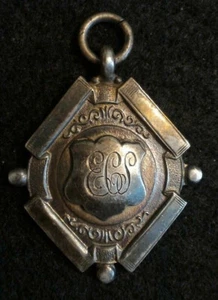 Silver Fob 1936 Birmingham Middlesex School Relay Art Nouveau 10.1g - Picture 1 of 5