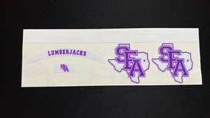 Stephen F. Austin Lumberjacks Mini Football Helmet Decal Set - Picture 1 of 1
